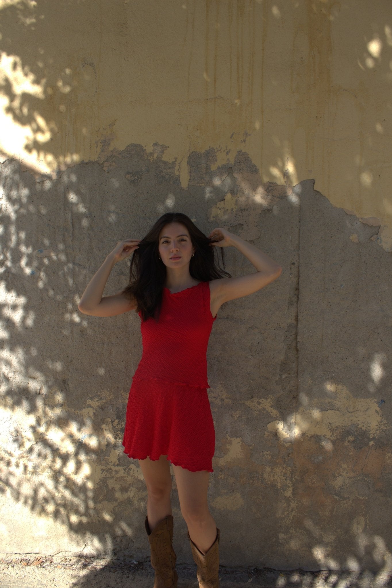 Sweet red skirt